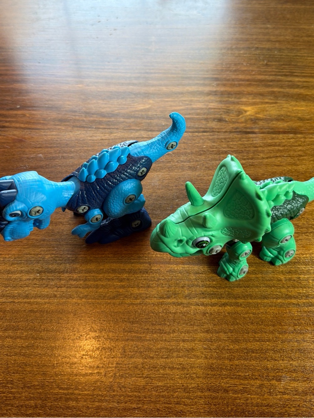 STEM 2 Take Apart Blue and Green Buildable Dinosaur